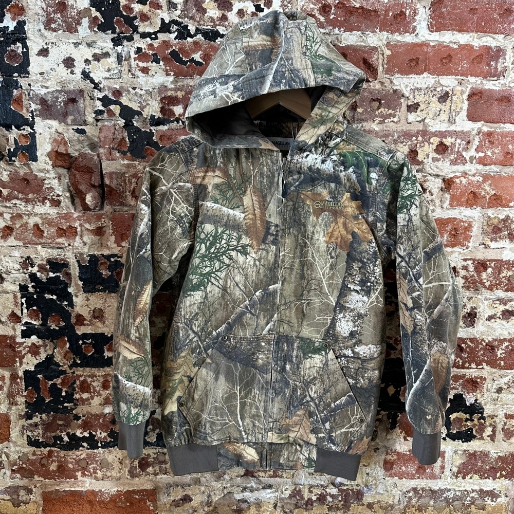 Magellan Outdoors Camo Jacket Youth Medium Hunting Realtree Edge